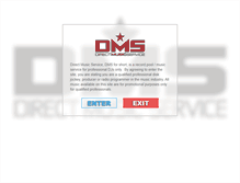 Tablet Screenshot of directmusicservice.com